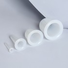 Набор вакуумных банок для массажа, силиконовые, d 7/5,5/3,9/1,6 см, 4 шт, цвет белый - Фото 6