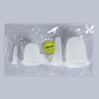 Набор вакуумных банок для массажа, силиконовые, d 7/5,5/3,9/1,6 см, 4 шт, цвет белый - Фото 7