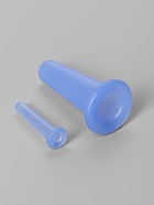Набор вакуумных банок для массажа, силиконовые, d=1.6/3.9 см, 2 шт., голубой - Фото 3