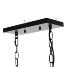 Люстра 2739/5 E14 40 Вт черно-золотой 29.5×7.8×25-97 см BayerLux - фото 42622651