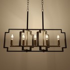 Люстра 2739/5 E14 40 Вт черно-золотой 29.5×7.8×25-97 см BayerLux - фото 42622640