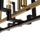 Люстра 2739/5 E14 40 Вт черно-золотой 29.5×7.8×25-97 см BayerLux - фото 42622647