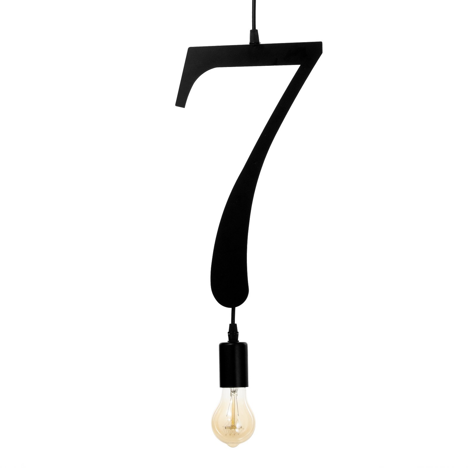 Примитивный светильник 7. Цифра 7