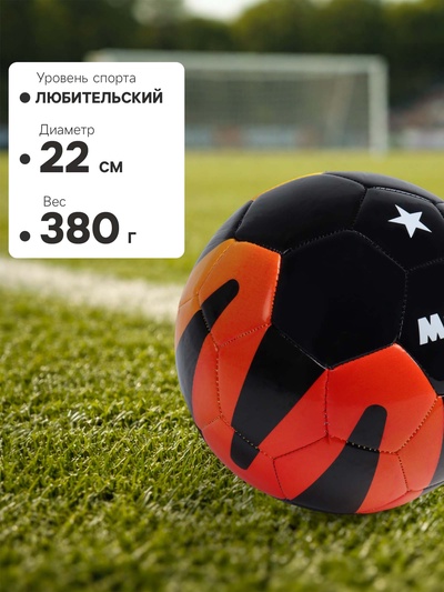 Футбольный мяч MINSA, машинная сшивка, 32 панели, р. 5, TPU