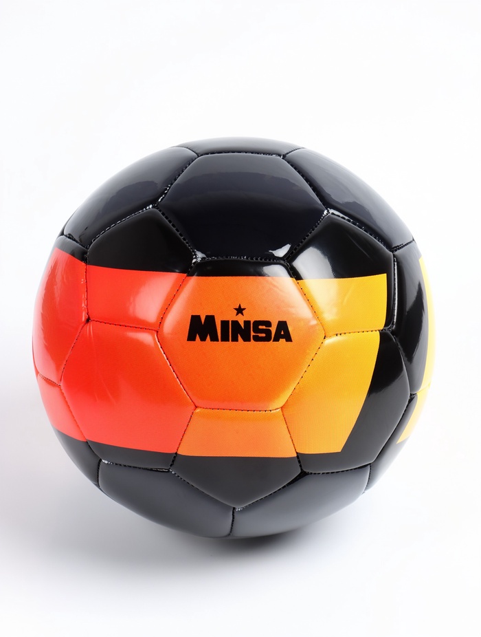 Футбольный мяч MINSA, машинная сшивка, 32 панели, р. 5, TPU - Фото 1