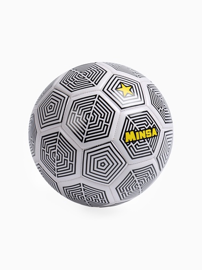 Мяч футбольный MINSA, PU, машинная сшивка, 32 панели, р. 5