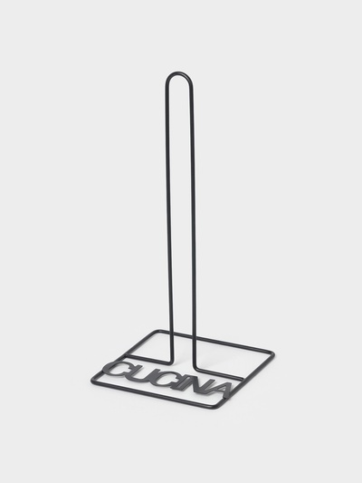 Держатель для бумажных полотенец настольный Доляна, 13.5×15.5×29 см, чёрный