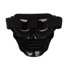 Очки-маска для езды на мототехнике, разборные, визор хамелеон, цвет черный - фото 7042691