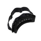 Очки-маска для езды на мототехнике, разборные, визор хамелеон, чёрные - Фото 7