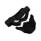 Очки-маска для езды на мототехнике, разборные, визор затемненный, чёрные - Фото 5