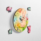 Часы настенные, серия: Детские "Зайчик", дискретный ход, d-23.5 см 7917383 - фото 319736176