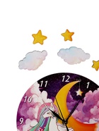 Часы настенные интерьерные  "Единорог",  d-23 см - фото 41438933