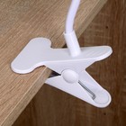УЦЕНКА Держатель - прищепка, гибкий, регулируемый, для смартфона 3-7", 80 см, ширина держателя 12 см, белый 9032412