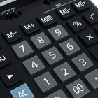 Калькулятор настольный средний, 12-разрядный, SKAINER SK-500, 2 питание, 2 память, 123 x 171 x 31 мм, черный - фото 9583872