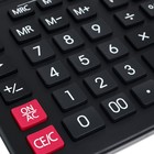 Калькулятор настольный большой, 12-разрядный, SKAINER SK-555BK, 2 питание, 2 память, 155 x 205 x 35 мм, черный - фото 9583878