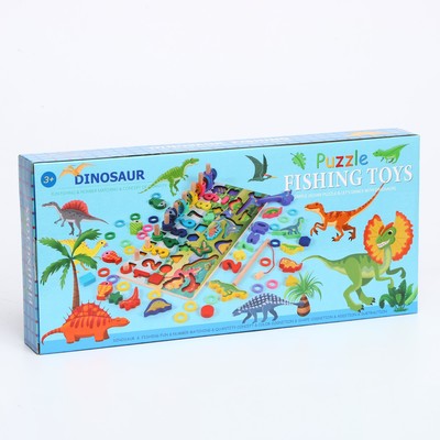 Логический центр 5 в 1 «Динозавры» 40×18×7 см