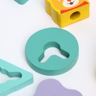 Детская развивающая пирамидка «Животные» 15 × 20 × 10,5 см - фото 24365270