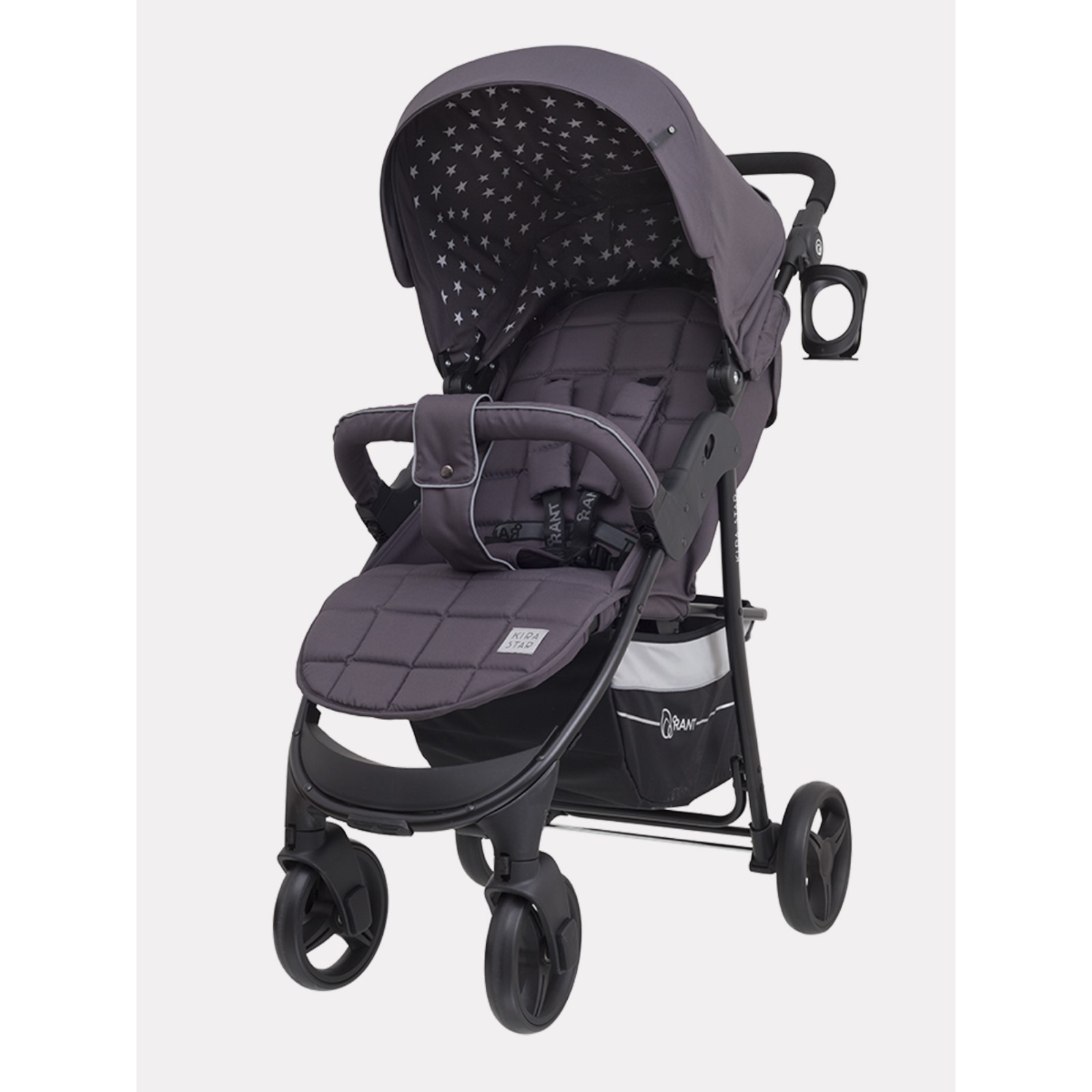 Коляска прогулочная Rant Kira Star RA055, цвет moon grey (9023238 ...