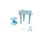 Музыкальный детский центр-пианино Everflo Grand, цвет blue - Фото 3