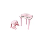 Музыкальный детский центр-пианино Everflo Maestro, цвет розовый - фото 109894023