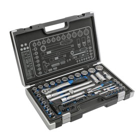 

Набор инструментов HOEGERT HT1R470, 1/2", 1/4", 60 предметов