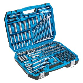 

Набор инструментов HOEGERT HT1R444, 1/4", 3/8",1/2", 222 предмета