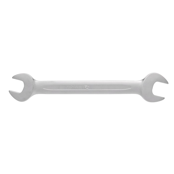 Ключ рожковый DIN 3110 HOEGERT HT1W516, двухсторонний, Crv, сталь, 25 x 28 мм