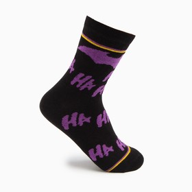 Носки "НА-НА", цвет черный/фиолетовый, размер 29