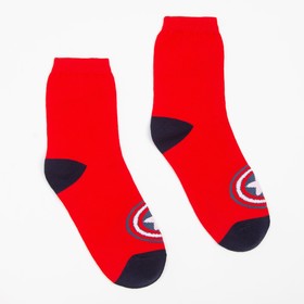 

Носки "Капитан Америка", цвет красный/синий, размер 25