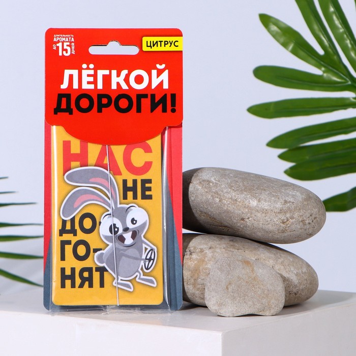 

Ароматизатор в авто «Нас не догонят», аромат: цитрус