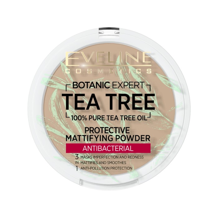 

Пудра для лица Eveline Botanic Expert, матирующая, 3в1, тон 004 беж, 9 г
