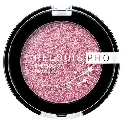 Тени для век Relouis PRO Eyeshadow Sparkle, тон 03 candy pink/роз, 2.9 г