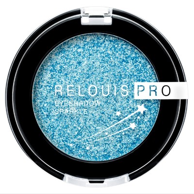 Тени для век Relouis PRO Eyeshadow Sparkle, тон 05 mermaid tail/голубо-зеленые, 2.9 г