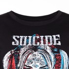 Футболка женская "Отряд самоубийц", цвет чёрный, размер 44 - фото 24240787