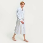 Халат махровый мужской "Putin team" белый, 48 размер (S) 7810948