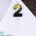 Свеча-цифра для торта «2», 12 х 3,5 см. - Фото 3