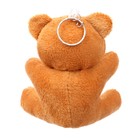 Брелок детский «Мишка в клеточку», мягкая игрушка, цвет МИКС - Фото 3