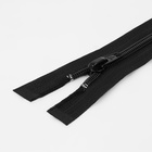 Молния «Спираль», №5, разъёмная, замок автомат, 70 см, цвет чёрный, цена за 1 штуку - Фото 2