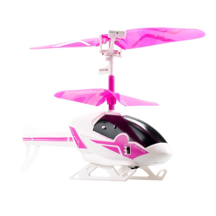 Вертолёт на радиоуправлении Flybotic Air Panther, двухканальный, цвет розовый - фото 1908916749