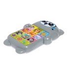 Музыкальный телефончик «Любимый котик», новогодний, звук, свет, цвет серый 7548012