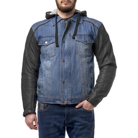 Куртка текстильная MOTEQ Groot, мужская, размер S, синяя, черная