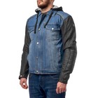 Куртка текстильная MOTEQ Groot, мужская, размер S, синяя, черная - Фото 2