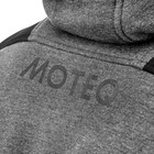 Текстильная кофта с капюшоном MOTEQ Perk, мужская, размер L, серая, чёрная - Фото 4