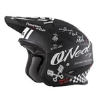 Шлем открытый O'NEAL SLAT TORMENT, матовый, размер L, черный, белый - Фото 1