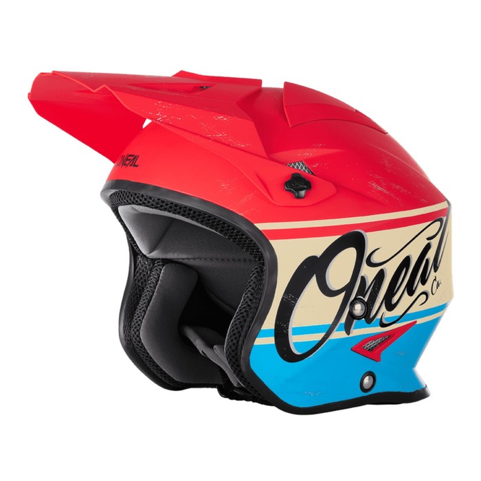 Шлем открытый O'NEAL SLAT VX1, матовый, размер L, красный, синий - Фото 1