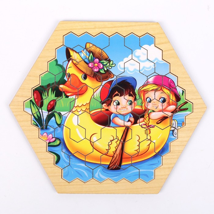 Пазл «На пруду»