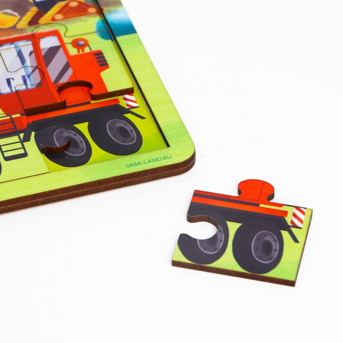 Пазл «Стройка» с подсказкой 54513