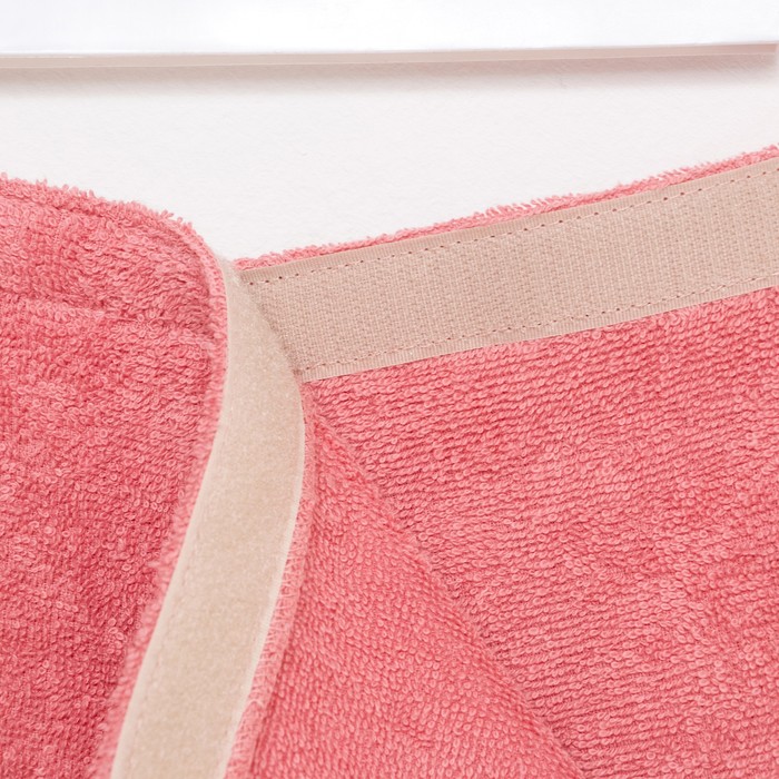 Полотенце банное Экономь и Я «Парео» 68х150 см, цвет пыльно-розовый, 100%хл с AIRO, 320 г/м2 - фото 1907455744