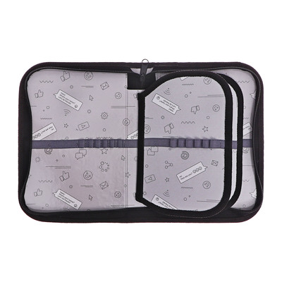 Пенал школьный, 3 секции, 14×21×4 см «Милый котик»