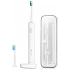 Электрическая зубная щетка DR.BEI BET-C01, звуковая, 31000 движ/мин, 2 насадки, АКБ, белая - фото 9773342